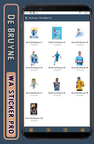 Play De Bruyne - WA Sticker Pro  and enjoy De Bruyne - WA Sticker Pro with UptoPlay