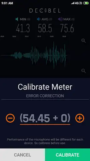 Play Decibel - Threshold Sound Meter (Noise Levels) as an online game Decibel - Threshold Sound Meter (Noise Levels) with UptoPlay