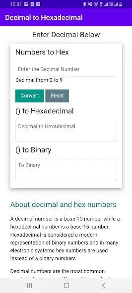 Play Decimal to Hexadecimal as an online game Decimal to Hexadecimal with UptoPlay