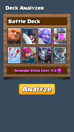 Play Deck Analyzer for Clash Royale