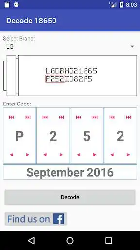 Play APK Decode 18650 Battery Date and enjoy Decode 18650 Battery Date with UptoPlay com.jasitc.decode18650 Play APK Decode 18650 Battery Date and enjoy Decode 18650 Battery Date with UptoPlay com.jasitc.decode18650