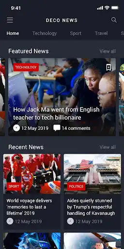 Play Deco News -  Flutter Mobile App for Wordpress  and enjoy Deco News -  Flutter Mobile App for Wordpress with UptoPlay
