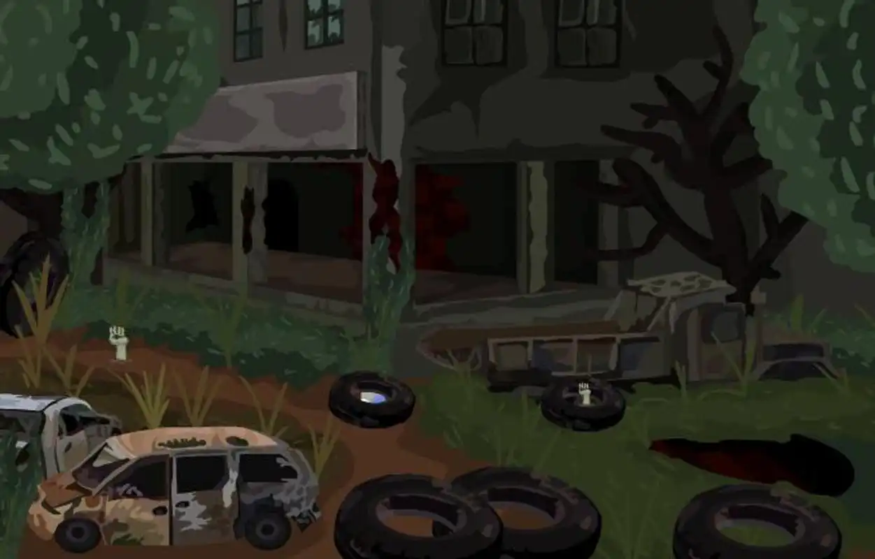 Play Decrepit Zombie Garage Escape
