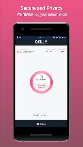 Play DED.IM VPN - High speed and secure VPN as an online game DED.IM VPN - High speed and secure VPN with UptoPlay