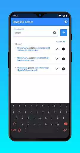 Play Deeplink Tester as an online game Deeplink Tester with UptoPlay