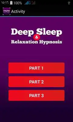 Play Deep Sleep and Relaxation Hypnosis