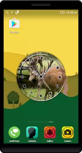 Play Deer Clock Live Wallpaper as an online game Deer Clock Live Wallpaper with UptoPlay