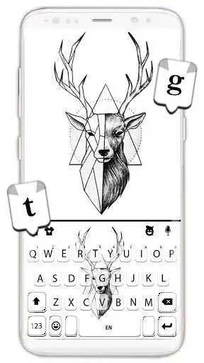 Play Deer Draw Keyboard Theme  and enjoy Deer Draw Keyboard Theme with UptoPlay