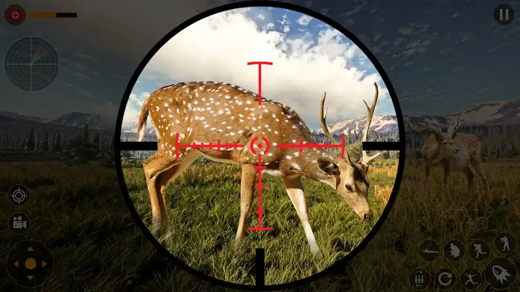 Play Deer Hunter : Offline Hunting as an online game Deer Hunter : Offline Hunting with UptoPlay