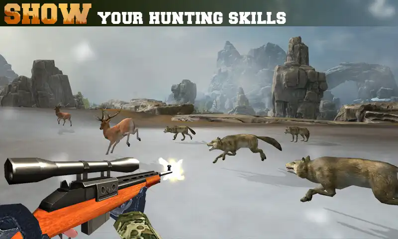 Play Deer Hunting Extreme Hunter 3D as an online game Deer Hunting Extreme Hunter 3D with UptoPlay