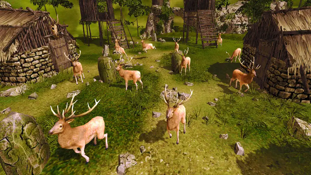Play Deer Hunting as an online game Deer Hunting with UptoPlay