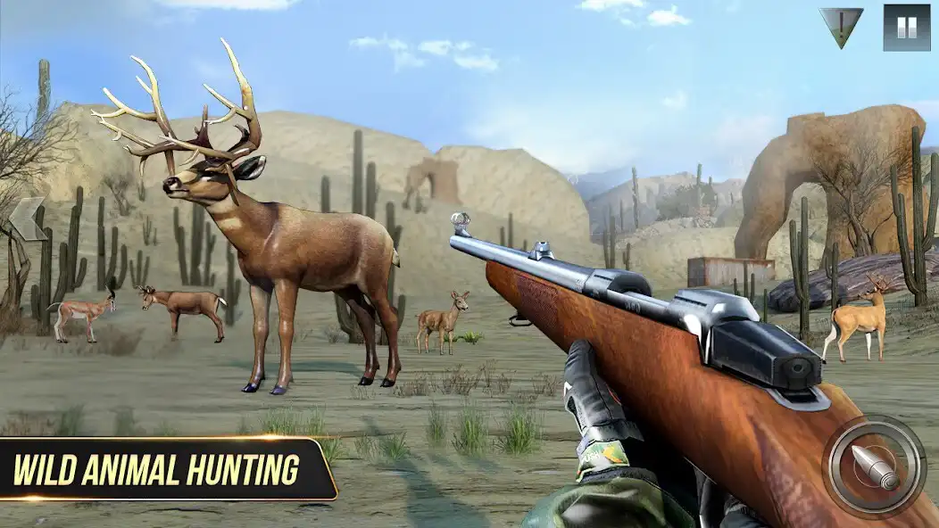 Play Deer Hunting -Wild Animal Hunt as an online game Deer Hunting -Wild Animal Hunt with UptoPlay