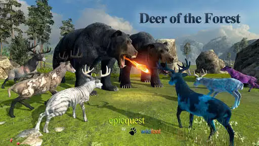 Play Deer of the Forest as an online game Deer of the Forest with UptoPlay