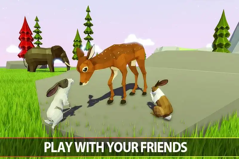 Play Deer Simulator Fantasy Jungle as an online game Deer Simulator Fantasy Jungle with UptoPlay
