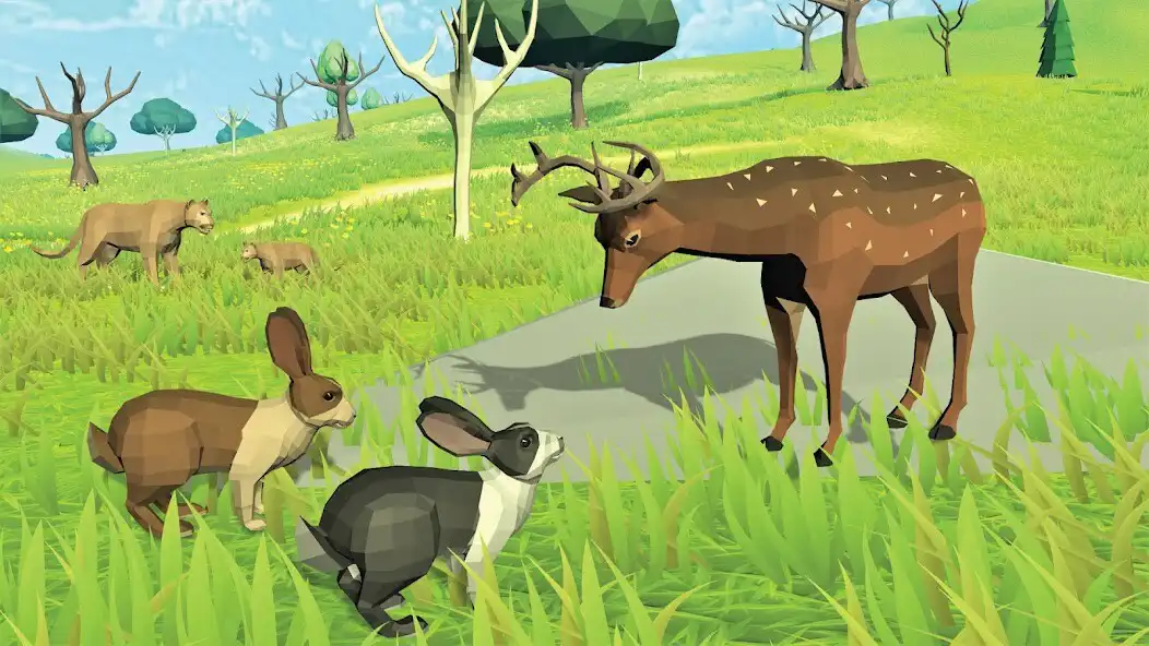 Play Deer Simulator Jungle Animals as an online game Deer Simulator Jungle Animals with UptoPlay