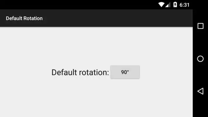 Play Default Rotation