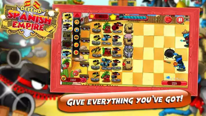 Play Defend Spanish Empire PvZ