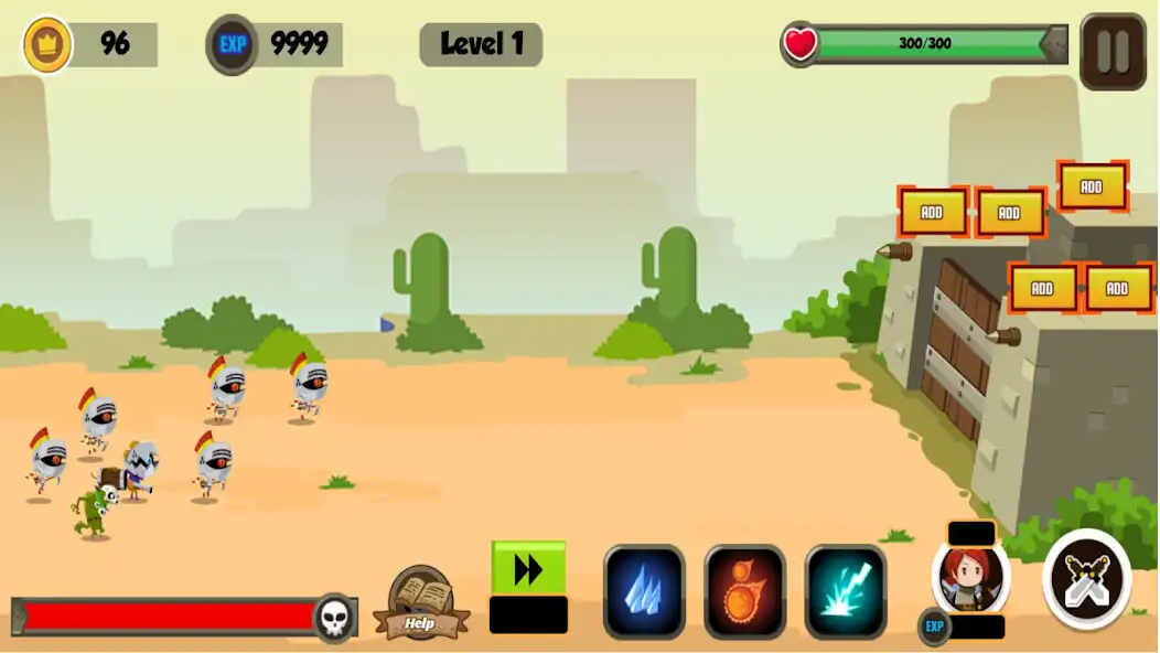 Play Defense of Awesome Heroes as an online game online Defense of Awesome Heroes with UptoPlay Play Defense of Awesome Heroes as an online game Defense of Awesome Heroes with UptoPlay