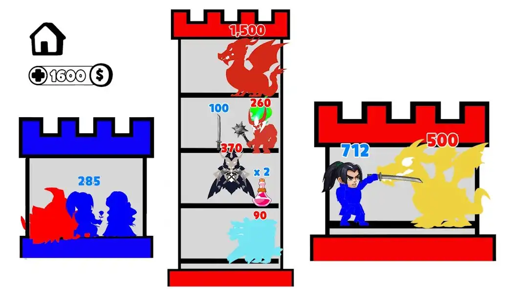 Play Defense Tower: Stick Hero War as an online game Defense Tower: Stick Hero War with UptoPlay
