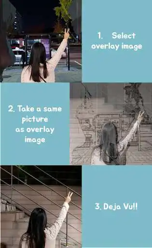 Play Dejavu camera - take a same picture with memory as an online game Dejavu camera - take a same picture with memory with UptoPlay