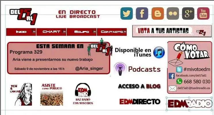 Play Del 15 Al 1 EDM RADIO Oficial