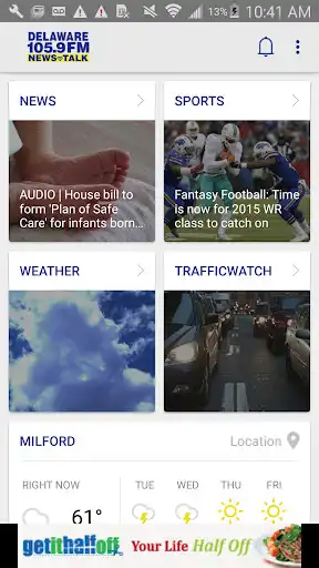 Play Delaware 105.9 News  and enjoy Delaware 105.9 News with UptoPlay