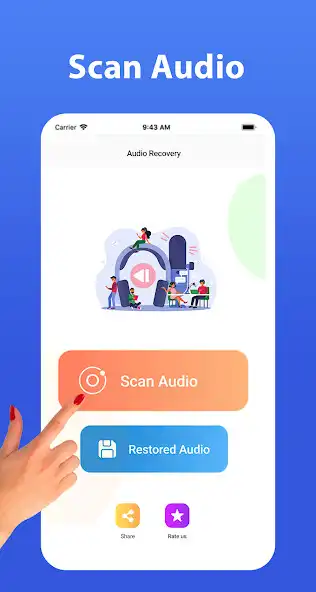 Play Deleted Audio Recovery Restore as an online game Deleted Audio Recovery Restore with UptoPlay