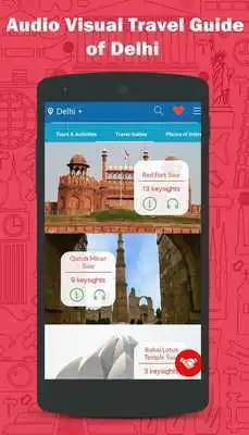 Play Delhi india Audio Travel Guide