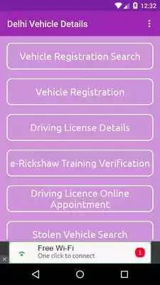 Play Delhi Vehicle Details