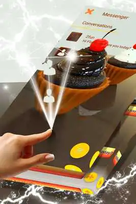 Play Delicious Cupcake SMS Theme