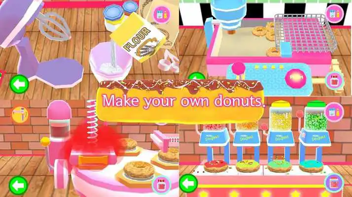 Play Delicious Donut Factory