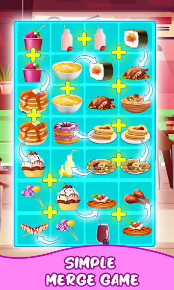 Play Delicious Merge Food Delight as an online game Delicious Merge Food Delight with UptoPlay