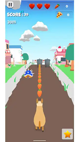 Play Deli Llama Run as an online game Deli Llama Run with UptoPlay