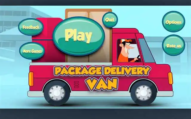 Play Delivery Van Simulator: Package craft transporter
