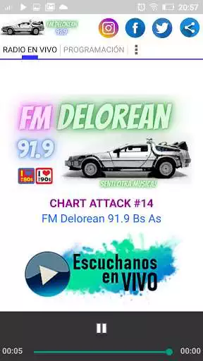 Play Delorean FM as an online game Delorean FM with UptoPlay