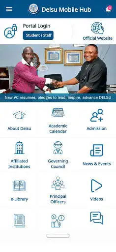 Play Delsu Mobile Hub as an online game Delsu Mobile Hub with UptoPlay