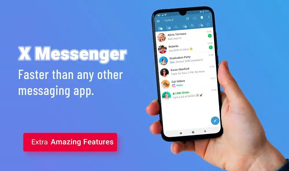 Play DeltaGram : Fast Messenger  and enjoy DeltaGram : Fast Messenger with UptoPlay
