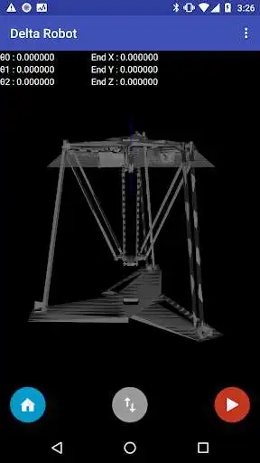 Play DELTA ROBOT SIMULATOR (3D) as an online game DELTA ROBOT SIMULATOR (3D) with UptoPlay