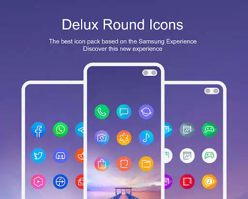 Play Delux - Round Icon pack  and enjoy Delux - Round Icon pack with UptoPlay