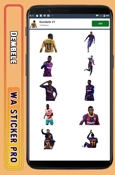 Play Dembele - WA Sticker Pro  and enjoy Dembele - WA Sticker Pro with UptoPlay
