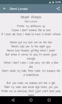 Play Demi Lovato lyrics
