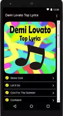 Play Demi Lovato Top Lyrics