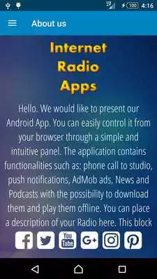 Play Demo Internet Radio App