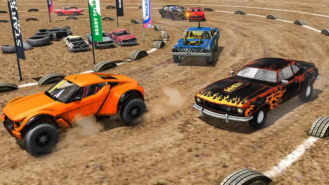 Play Demolition Derby 3D Simulation as an online game Demolition Derby 3D Simulation with UptoPlay