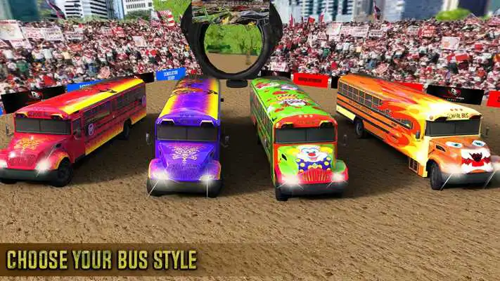 Play Demolition Derby Bus Racing 3D