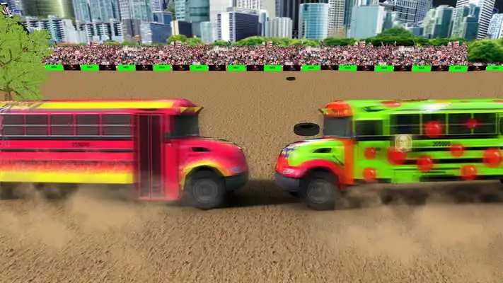 Play Demolition Derby Bus Racing 3D