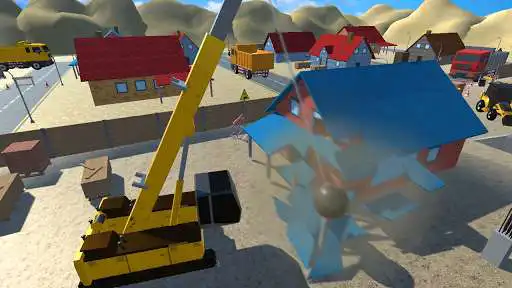 Play APK Demolition Simulator - Wrecking ball  and enjoy Demolition Simulator - Wrecking ball with UptoPlay com.demolish.wrecking.ball.crane