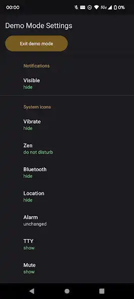 Play Demo Mode Settings  and enjoy Demo Mode Settings with UptoPlay