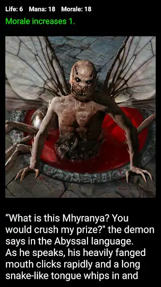 Play Demons Choice: Choices Game RPG as an online game Demons Choice: Choices Game RPG with UptoPlay