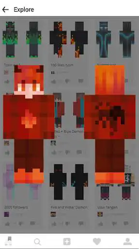 Play Demon Skins For Minecraft  and enjoy Demon Skins For Minecraft with UptoPlay